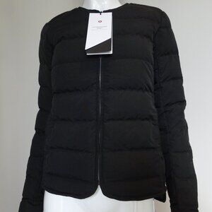 NWT LULULEMON Black Lightweight Just Enough Puff 800 Fill Goose Down Jacket 4